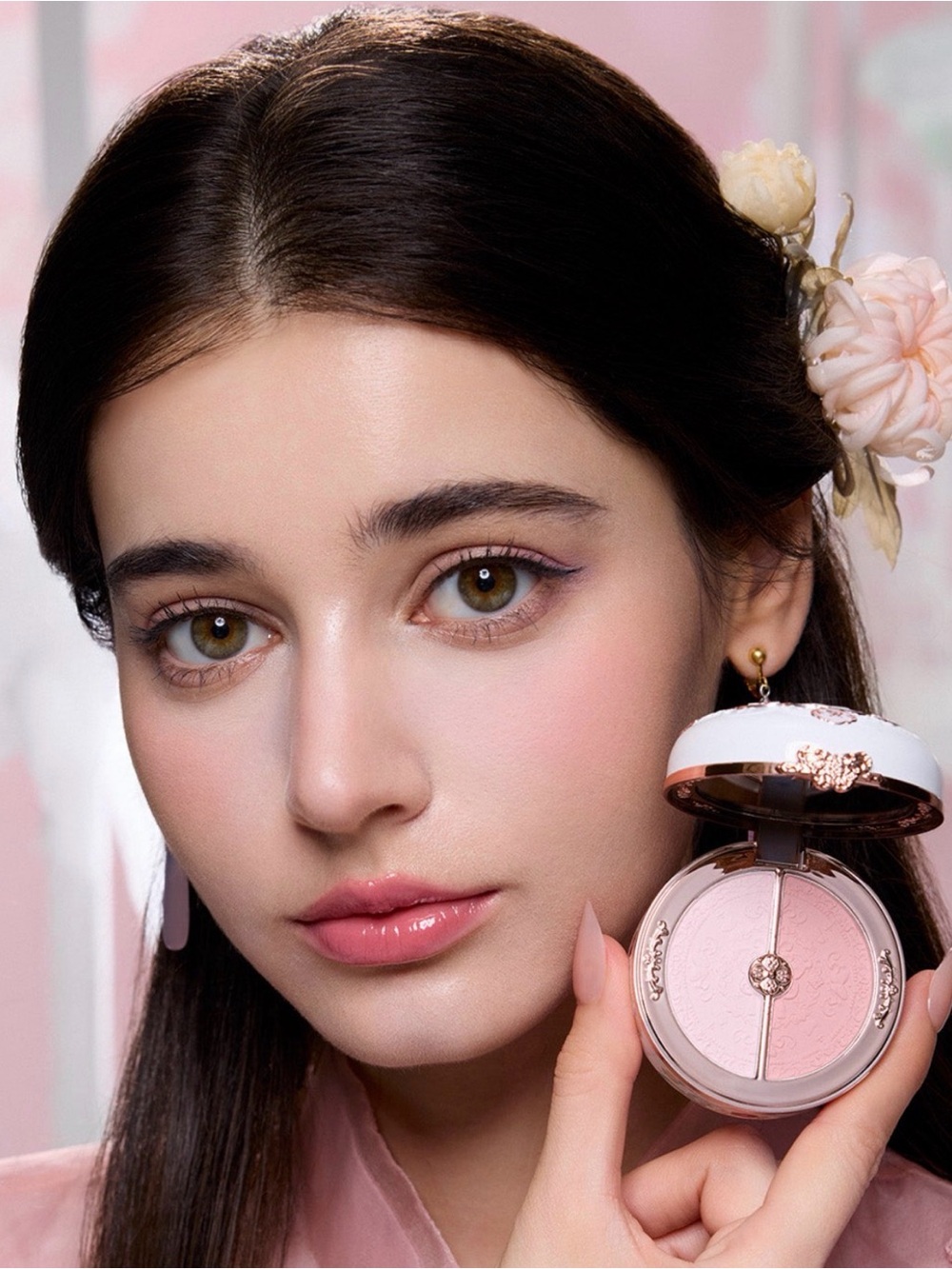 Flower Knows Butterfly Cloud Collar Rouge Box Highlighting Blush - 01 Rouge Snow
